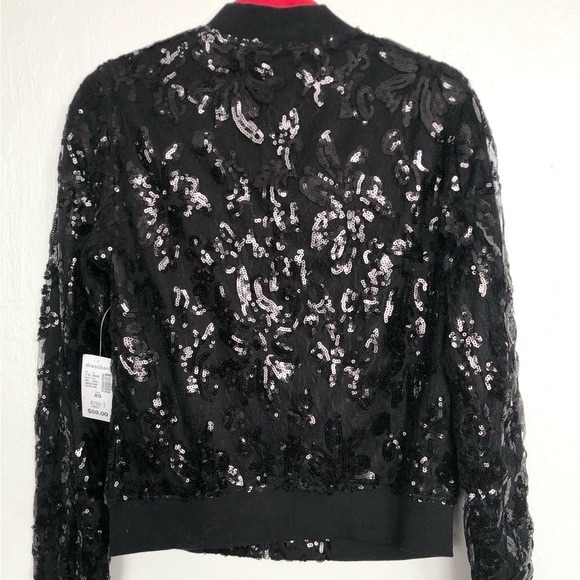 Roz & Ali Black Sequins Jacket - Picture 5 of 6
